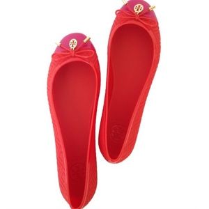 Tory Burch Chelsea Jelly Cap Toe Ballet Flat